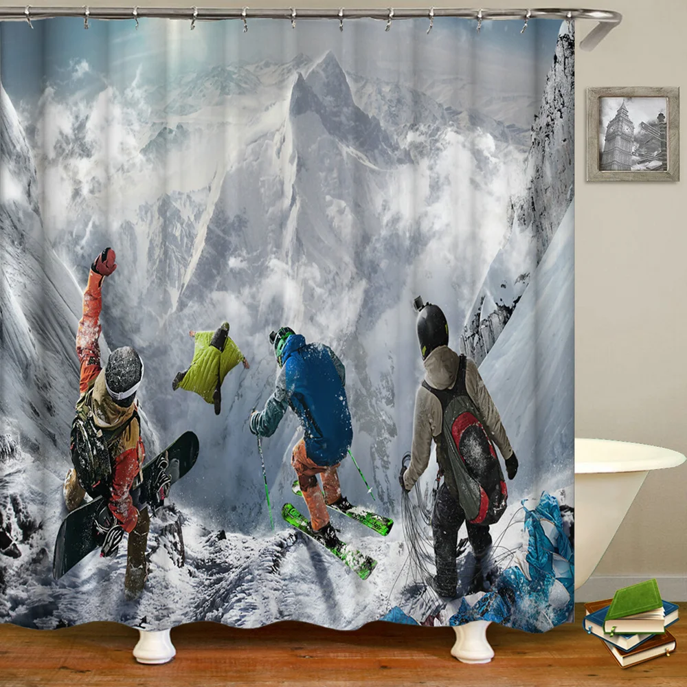 

Описание: Новая красочная индивидуальная занавеска для душа из полиэстера, размер душевой занавески: 90 см Ш X 180 см в (с 7 отверстиями) 150 см в