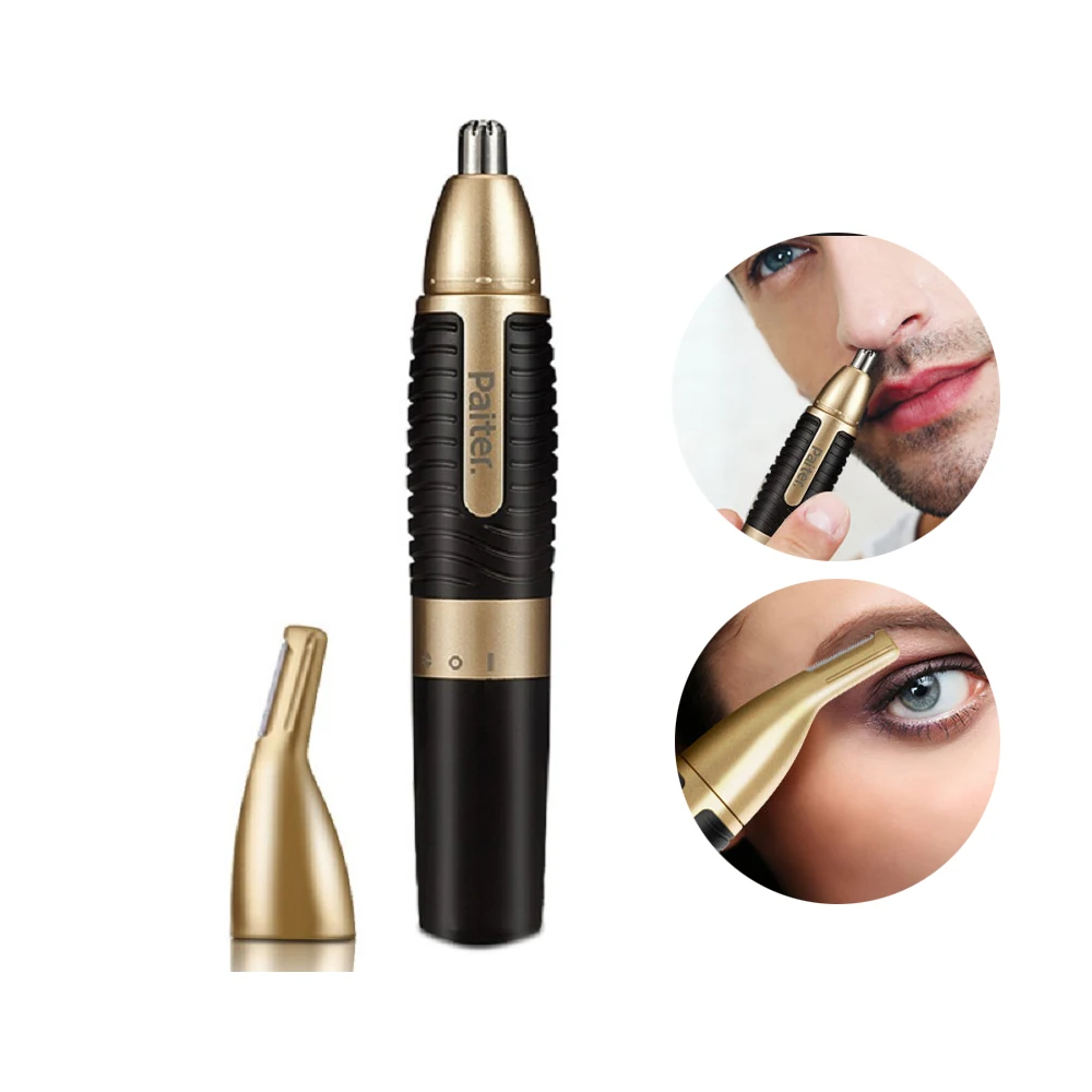 

Триммер для волос в носу, электрический триммер для волос в носу, бровях, ушах, для женщин и мужчин, мини-бритва, бритва для бороды и волос на л...