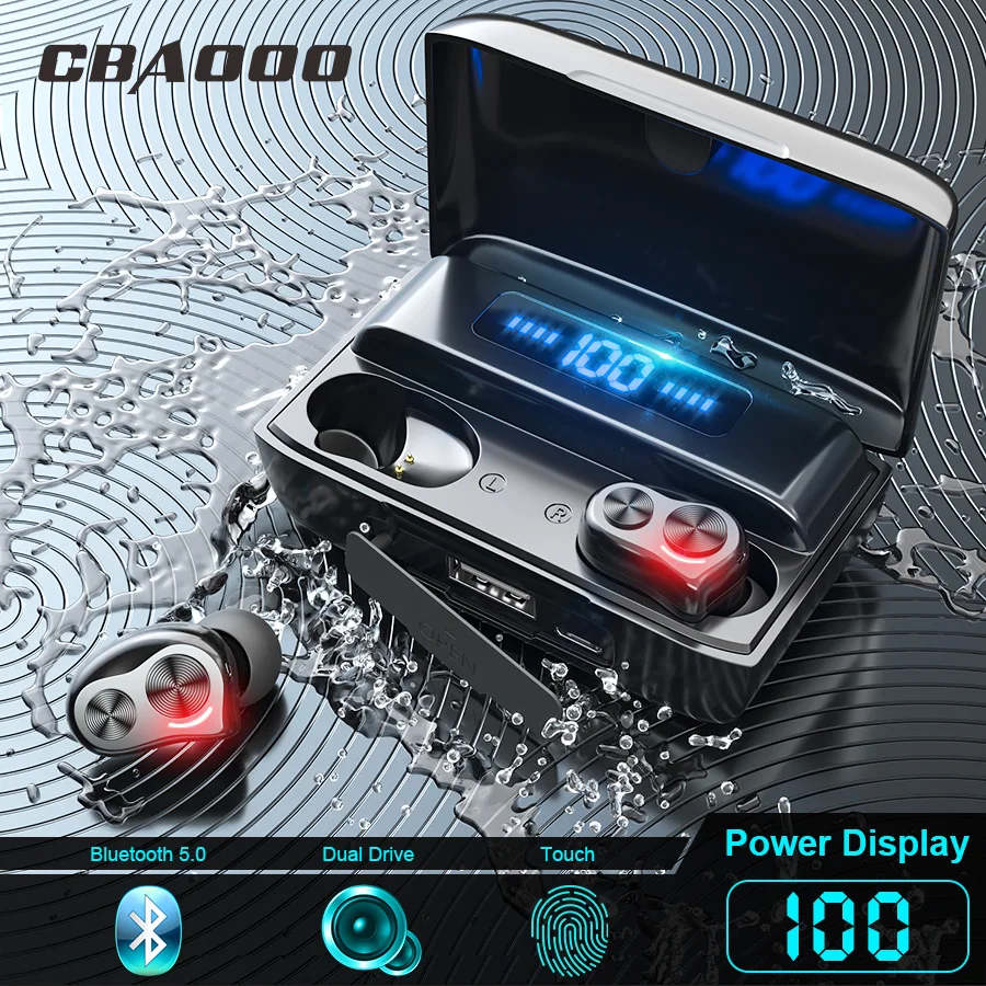 Фото Наушники вкладыши CBAOOO TWS Bluetooth 5 0 8D Наушники и гарнитуры Наушники вкладыши CBAOOO TWS Bluetooth 5 0 8D Наушники и гарнитуры