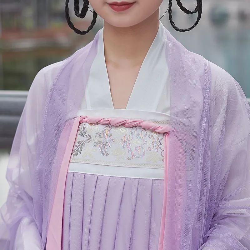 Традиционная китайская женская танцевальная одежда Hanfu Сказочная для девушек