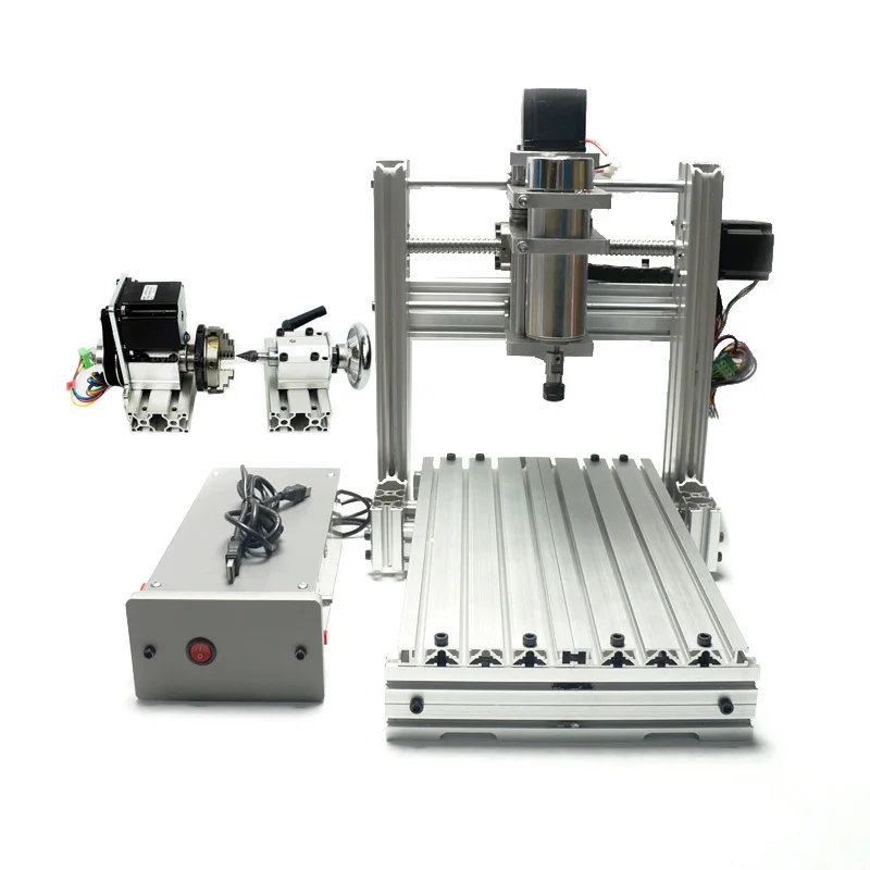 DIY LY CNC маршрутизатор 3020 3 4 5 осевой деревообрабатывающий станок фрезерный