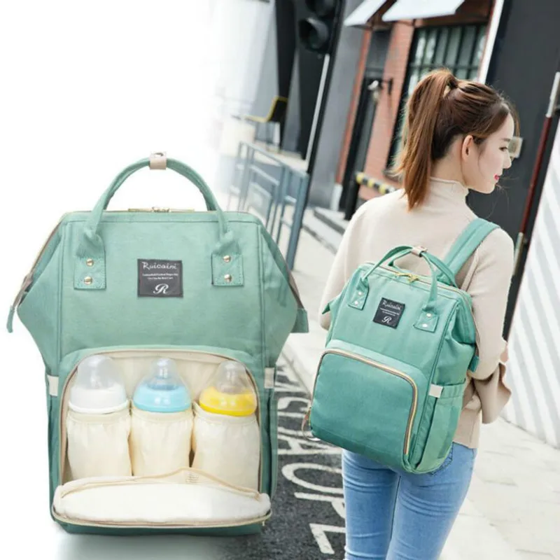 Сумка для детской коляски брендовый вместительный рюкзак мам и подгузников