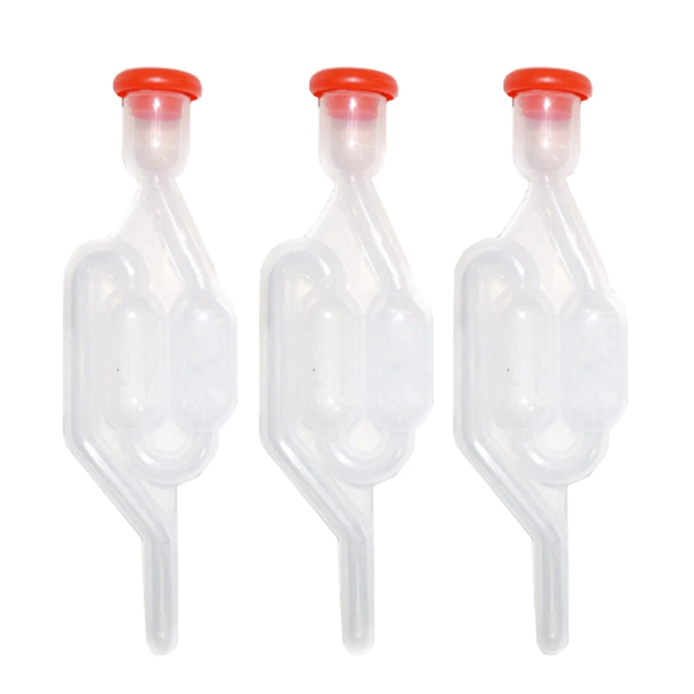 Newest Wine Stoppers Fermentation Homebrew Air lock Grommet One Way Exhaust Water Seal Valve Cork Beer Making Craft | Дом и сад