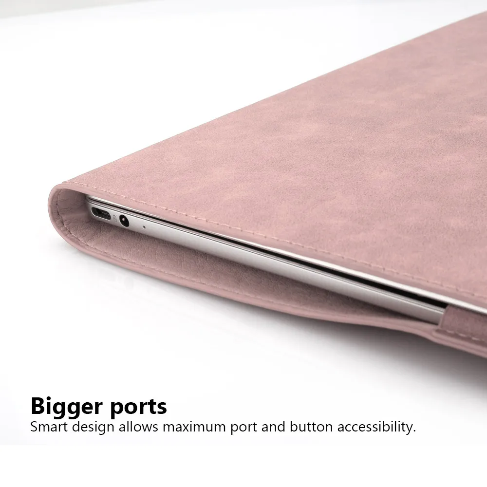 Чехол из искусственной кожи для ноутбука MacBook Pro 16 дюймов защита под углом