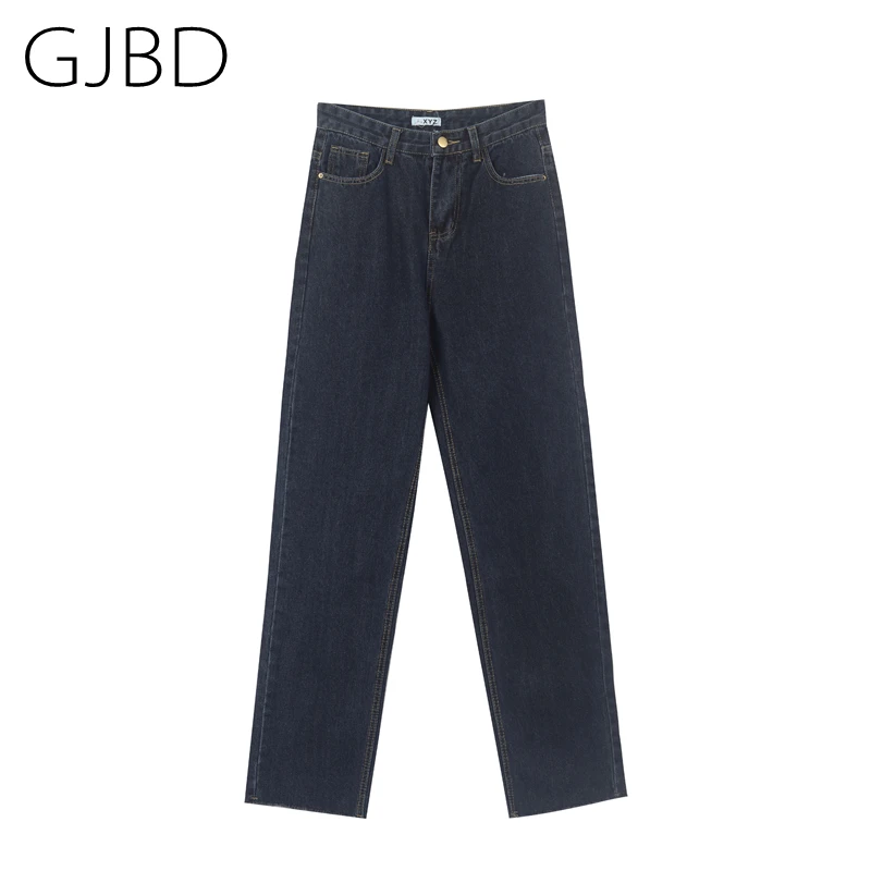 

Women's Jeans 2021 New Y2k Streetwear Vintage High Waist Wide Leg Jeans Pants Fashion Girl Student Dark Blue Denim Long Trouser