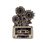 HStyles вдохновленная брошь в виде подсолнуха Vol. 6 кассета лента брошь музыкальные фанаты Ретро Эстетическая коллекция