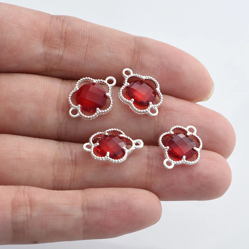 Коннекторы для изготовления ювелирных изделий из 4 элементов с кристаллами