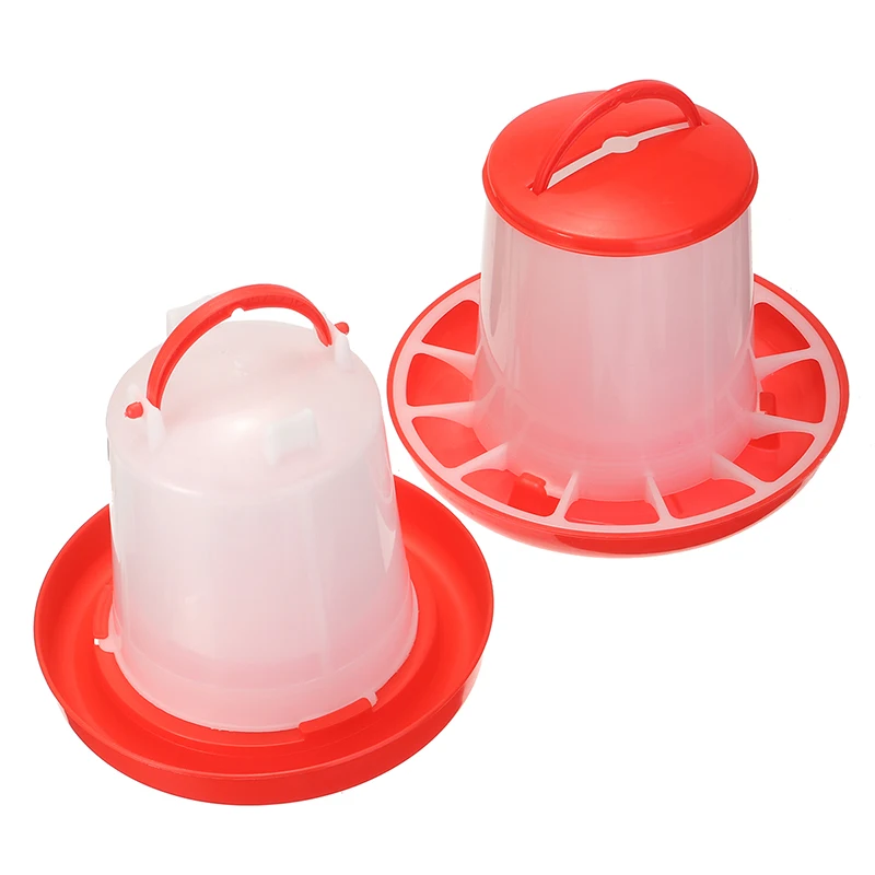2 шт. пластиковая поилка для цыплят Фидер ведро вольер ЧУК птицы птица