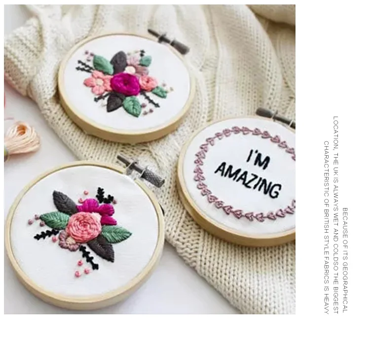 Набор для вышивания начинающих вышивка DIY ленты практичные наборы