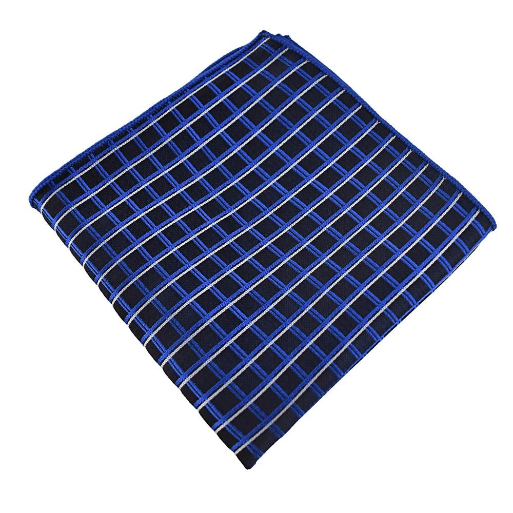New Fashion Pocket Square Green Navy Colorful Handkerchief 22*22cm Silk Floral Striped Paisley Hanky Suit Men's Business Wedding |