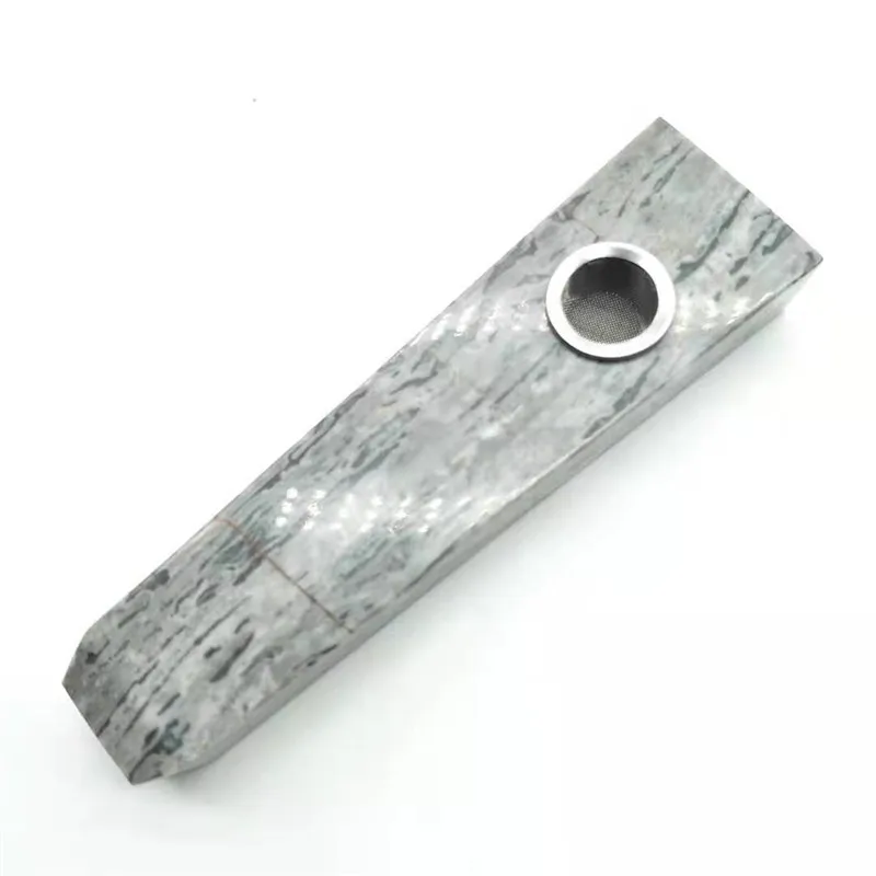 1 шт. ручная полировка натуральный кристаллическая трубка Пикассо камень