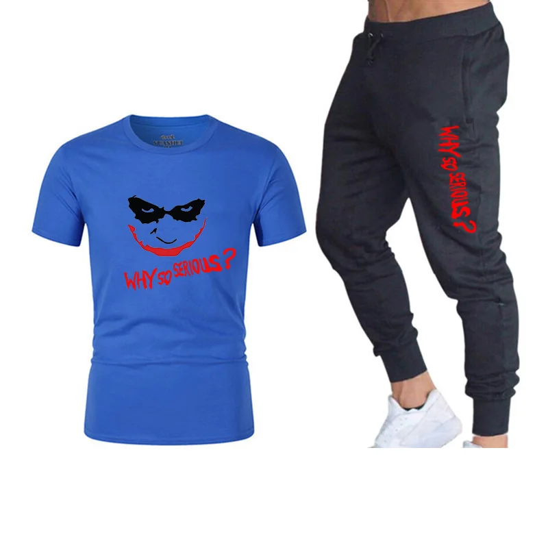 

Spring/Summer 2021 new breathable wicking sports T-shirt +Basketball sweatpants jogging training pants suit