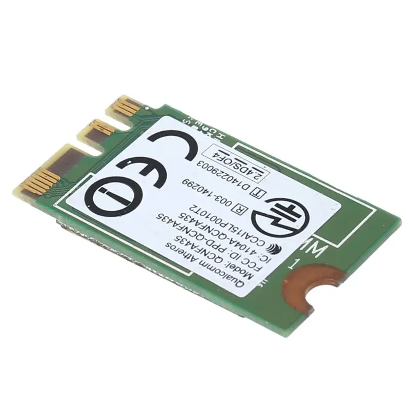 

Wireless Adapter Card for QCA9377 QCNFA435 802.11AC 2.4G/5G NGFF WIFI WLAN Card