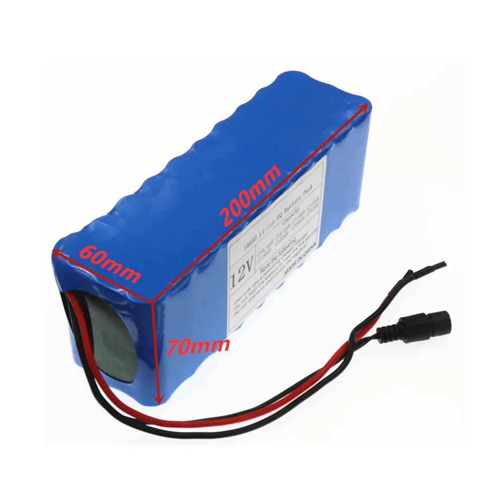 NEW High Quality 18650 3S10P 26AH Rechargeable Portable Lithium-ion Battery DC 12V 26000mAh With BMS battery pack+3A charger | Электроника