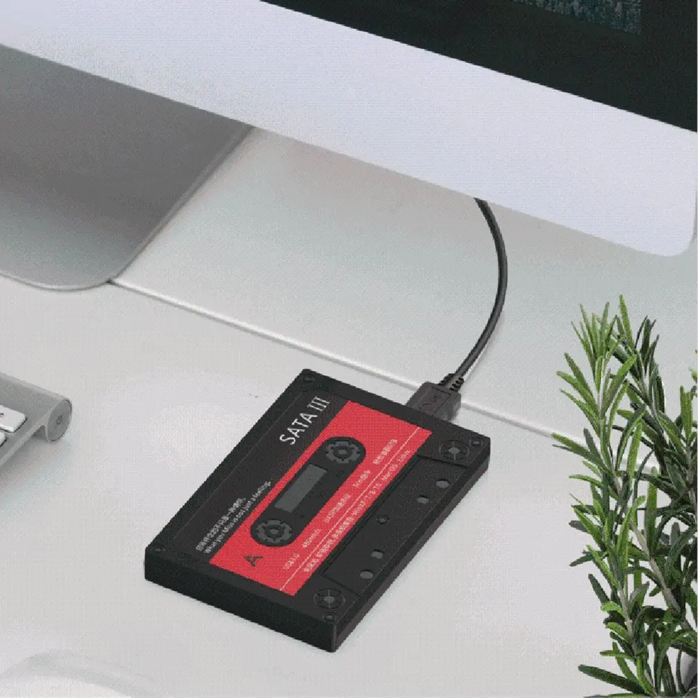 

2.5 Inch USB 3.0 SATA HDD SSD External Hard Drive Enclosure To USB Disk Nostalgic 6Gbps Solid State Disk For Notebook
