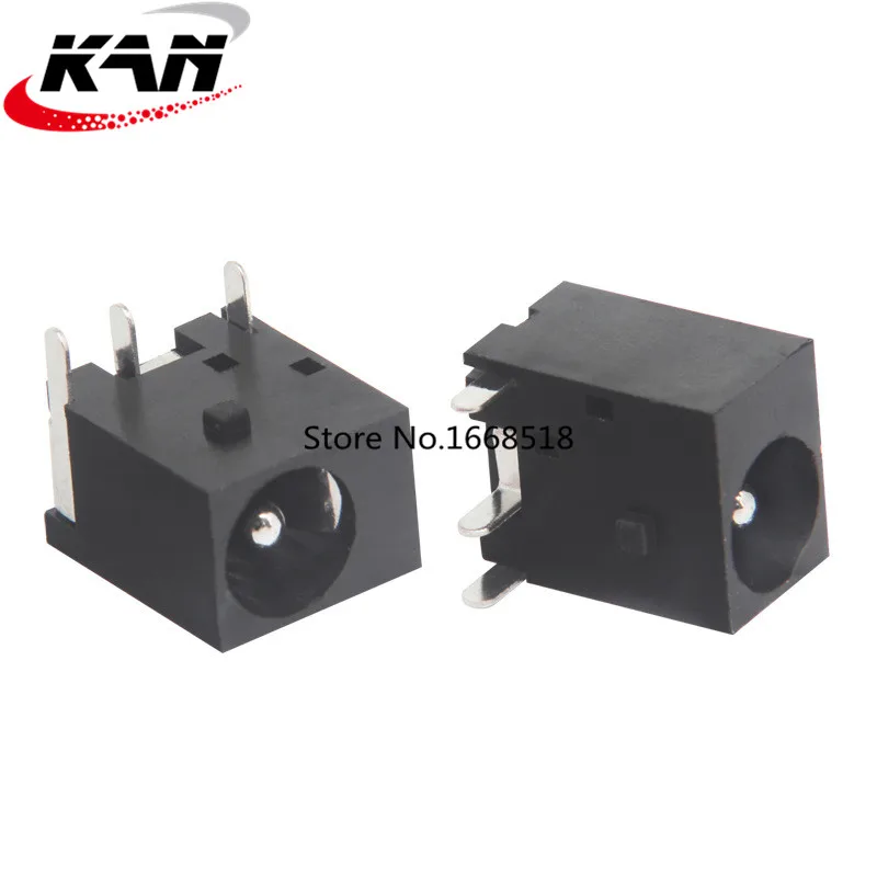 10Pcs/lot DC-044 5.5x2.1mm DC Power Jack Socket 3Pin Connector DC044 5.5*2.1mm Supply Interface 3-Pin Panel Mount Plug | Обустройство