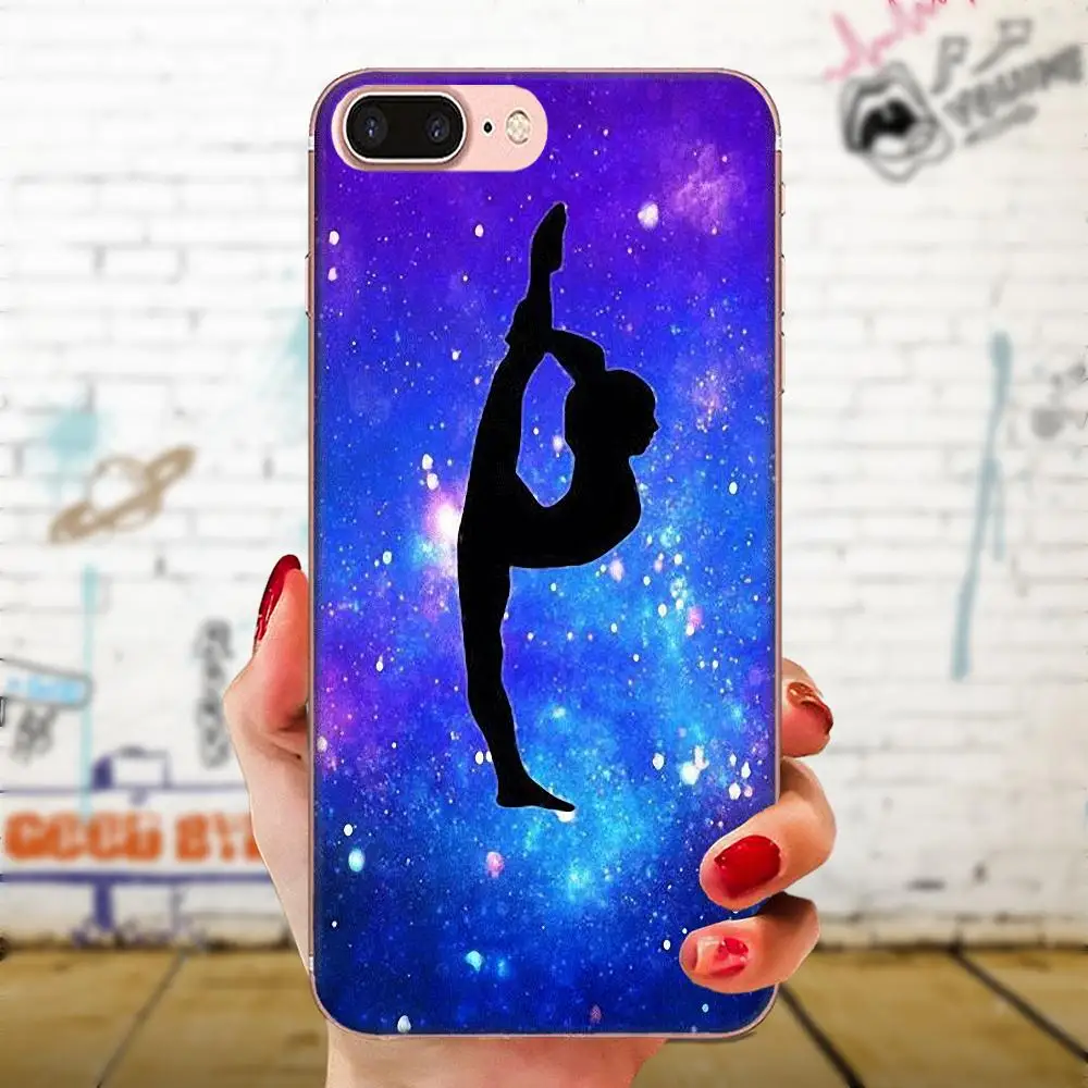 Мягкая гимнастика силуэт для samsung Galaxy Note 5 8 9 S3 S4 S5 S6 S7 S8 S9 S10 5G mini Edge рlus Lite | Мобильные