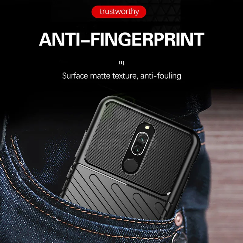 Shockproof Amor Case For Xiaomi Redmi 8 A Cover Silicone Bumper Shell Back On 8A Global Coque |