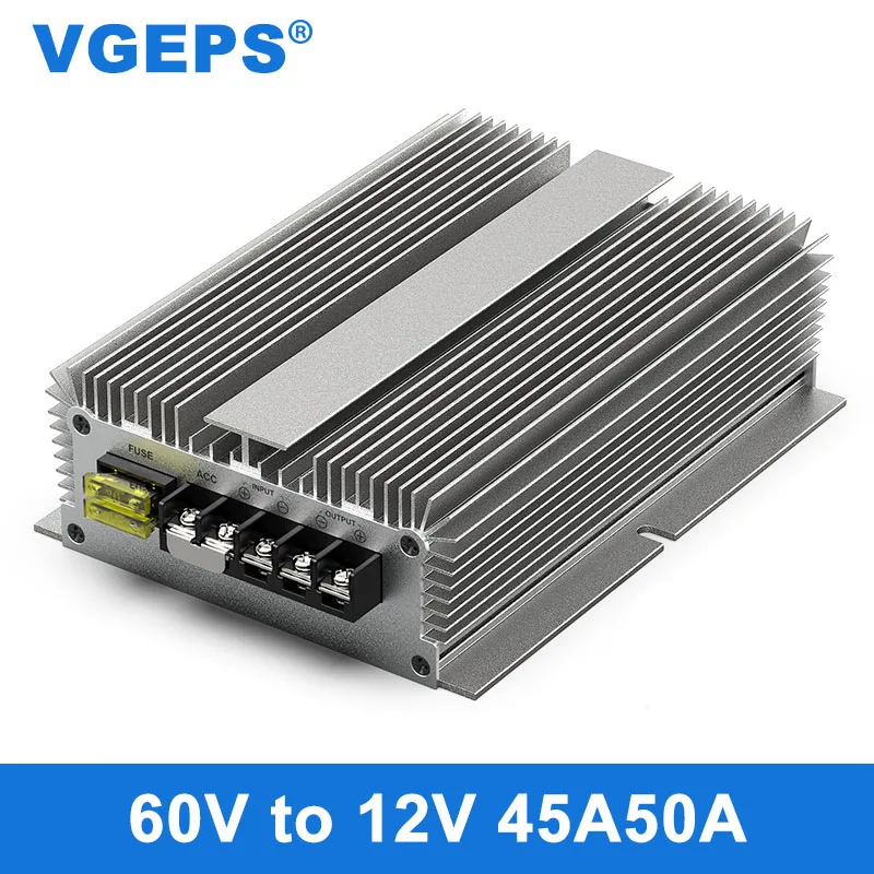

48V60V to 12V DC regulated converter 40-72V to 12V step-down power module DC-DC transformer
