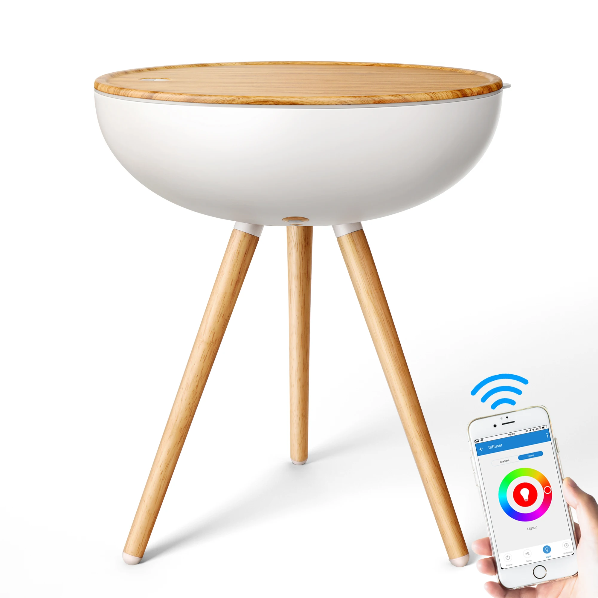 GX·Diffuser Умный увлажнитель воздуха 1 л Wi Fi управление через приложение голосовое