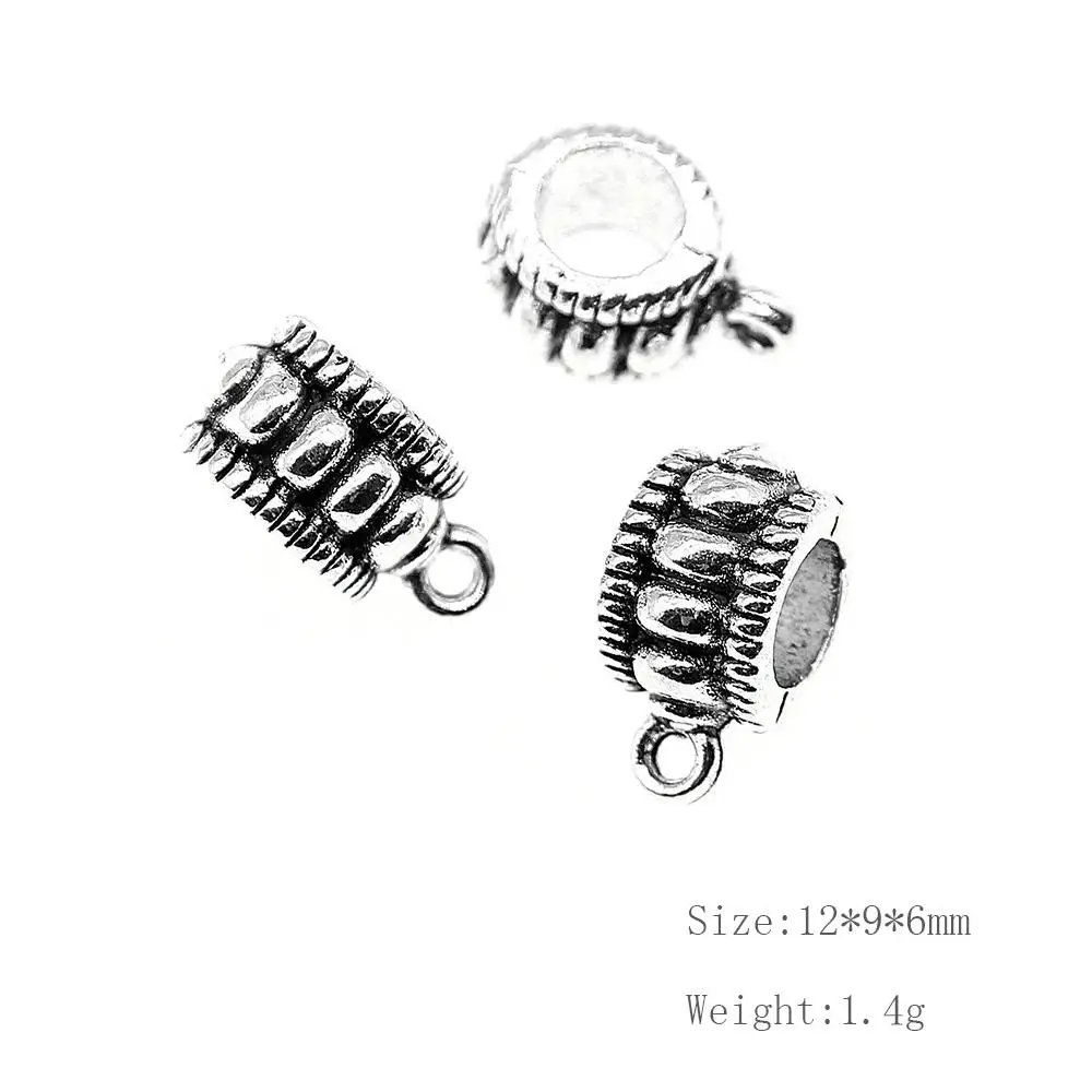 

Malzahar 20 Pieces Beads Bails Jewelry Findings Components Fashion Jewelry Accessories