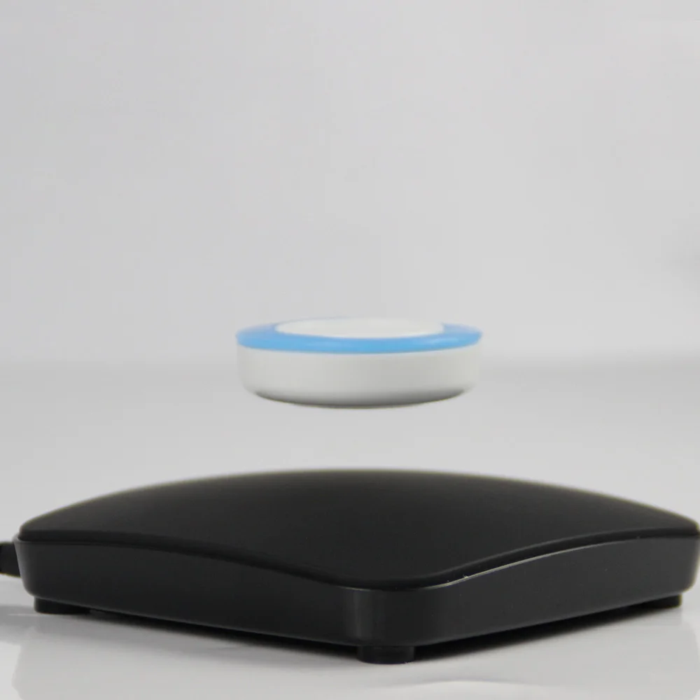 DIY магнитная левитационная вращающаяся платформа дисплея с черной основой может