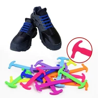 12 pcs 1 set silicone shoelaces for sneakers elastic shoe laces without ties easy to put on and take off lazy shoelace unisex