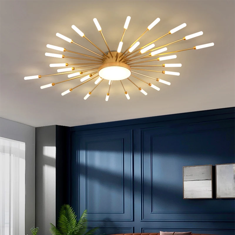 Лампа для гостиной потолочная лампа светильник шная Современная