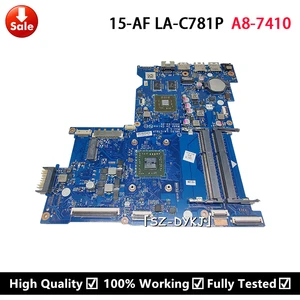 for hp 15 af mainboard with a8 7410 abl51 la c781p 813971 501 818062 601 813971 001 818062 001 laptop motherboard free global shipping