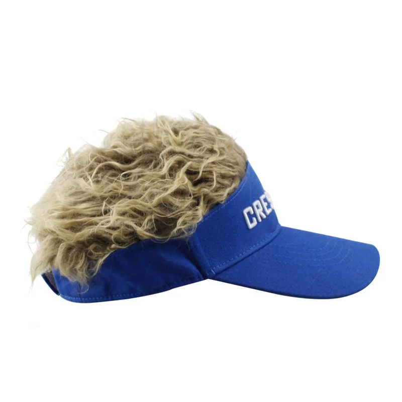 CRESTGOLF Регулируемая фальшивая Кепка для гольфа мужская шапка парик/волосы