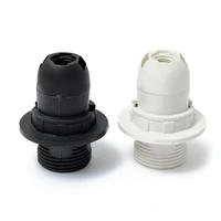 1pcs edison screw es e14 m10 light bulb lamp holder pendant socket lampshade collar