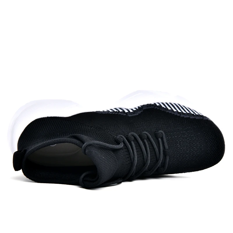 Кроссовки мужские летающие легкие дышащие прогулочные туфли на шнуровке