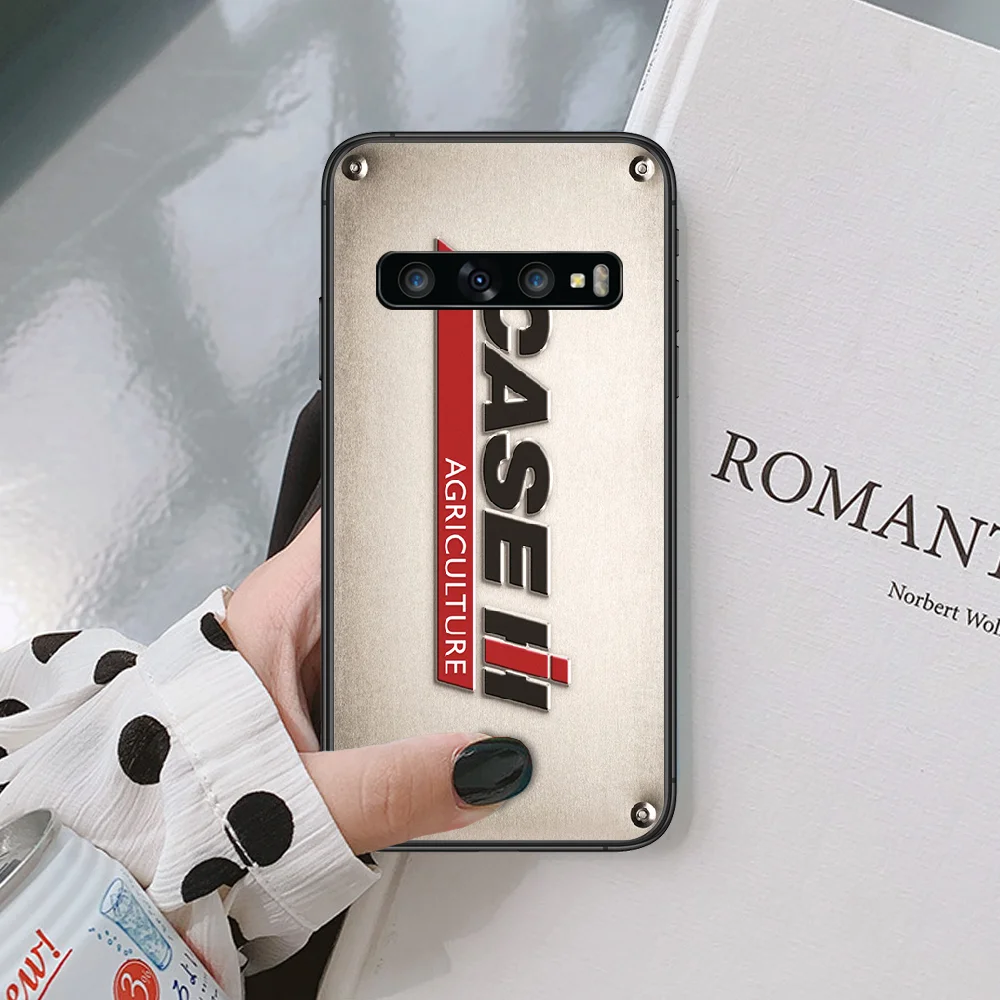 

CASE IH Tractors Car Logo Phone Case For Samsung Galaxy Note S 8 9 10 20 Plus E Lite Uitra black Funda Silicone Cell Trend