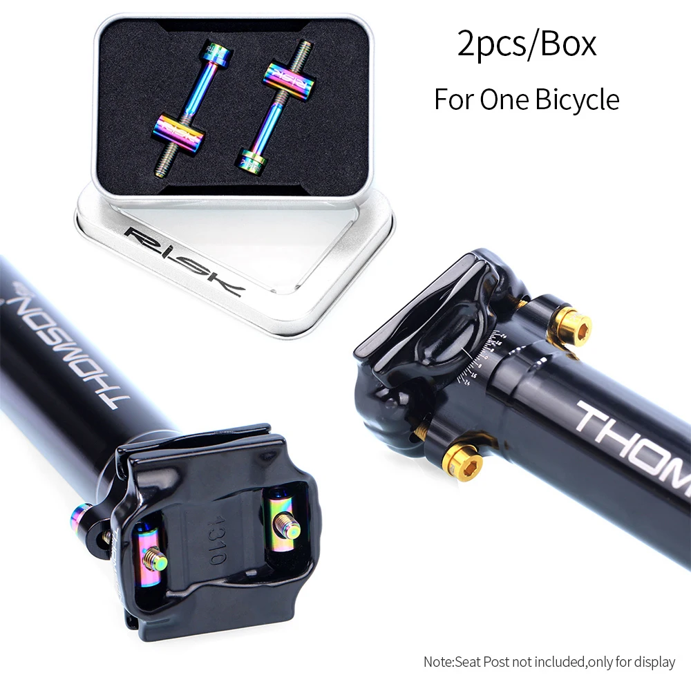 Опасности 2 шт./компл. горный велосипед BMX велосипедная подседельная труба M5x30/40