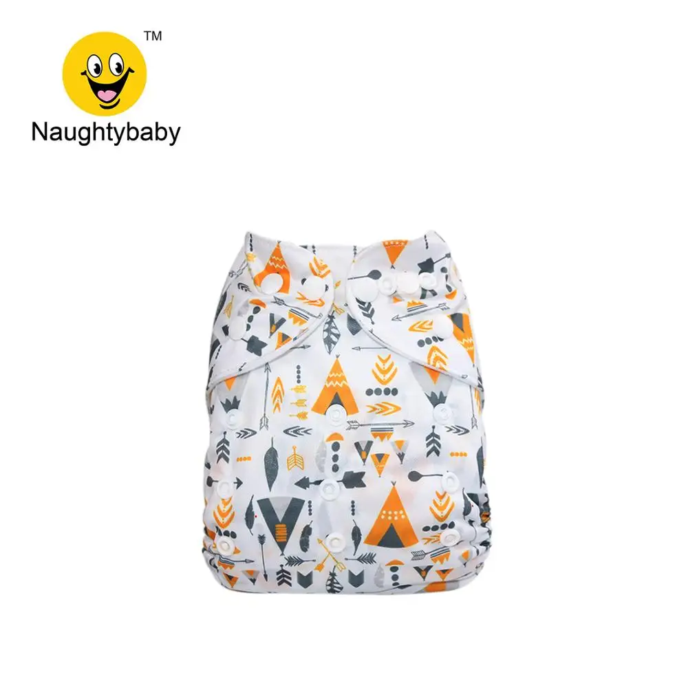 25 Sets 1+1 Baby Cloth Nappies Printing Adjustable Reusable Pocket Diapers Cover 3-15KG Newest
