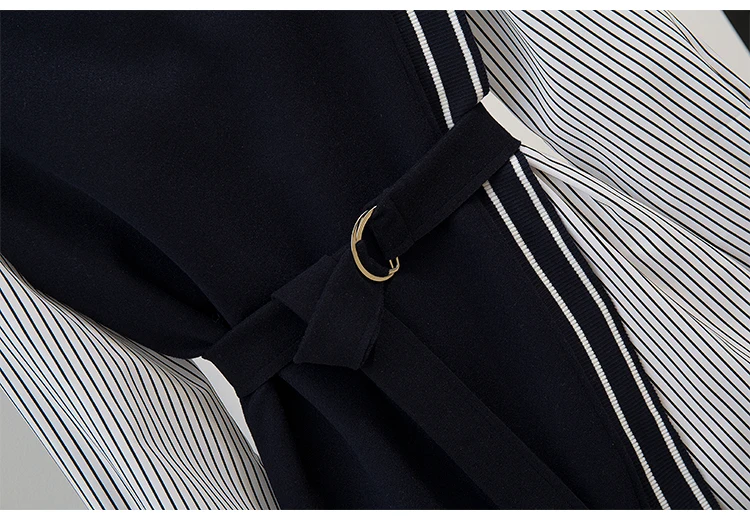 Streetwear Two Piece Dress Women Autumn Winter long Sleeve Shirt Mini Dresses with belt plus size elegant party Dress vestidos