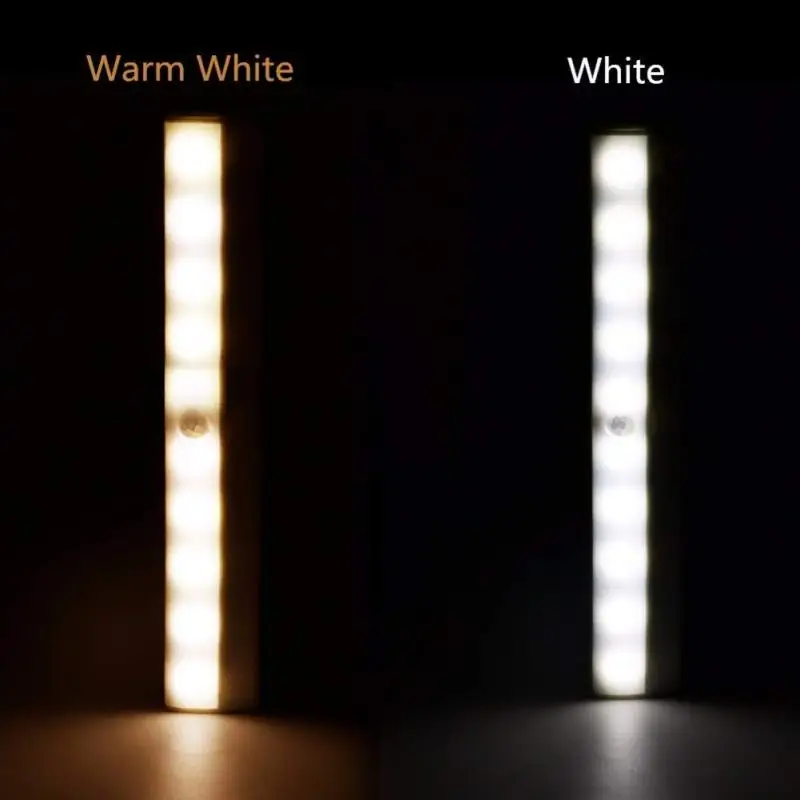 

Движения PIR Сенсор светодиодная подсветка под шкаф Беспроводной 10 светодиодов ночника для Кухня Спальня шкаф Лестницы шкаф ночные огни
