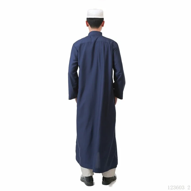 Abaya Muslim Men Islamic Cloth Summer Jubah Islamic Clothing Men Thobe Robes Kaftan Solid Arabic Dubai Full Sleeve Pakistan