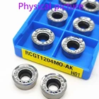 RCGT1204 AK H01 Торцевая алюминиевая фреза карбидная вставка фрезерный нож фрезерный токарный резец токарный станок с ЧПУ