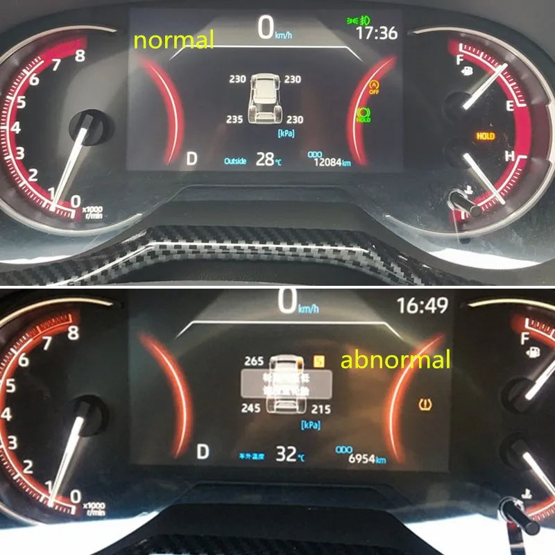 Умная Автомобильная TPMS система контроля давления в шинах цифровой ЖК-дисплей