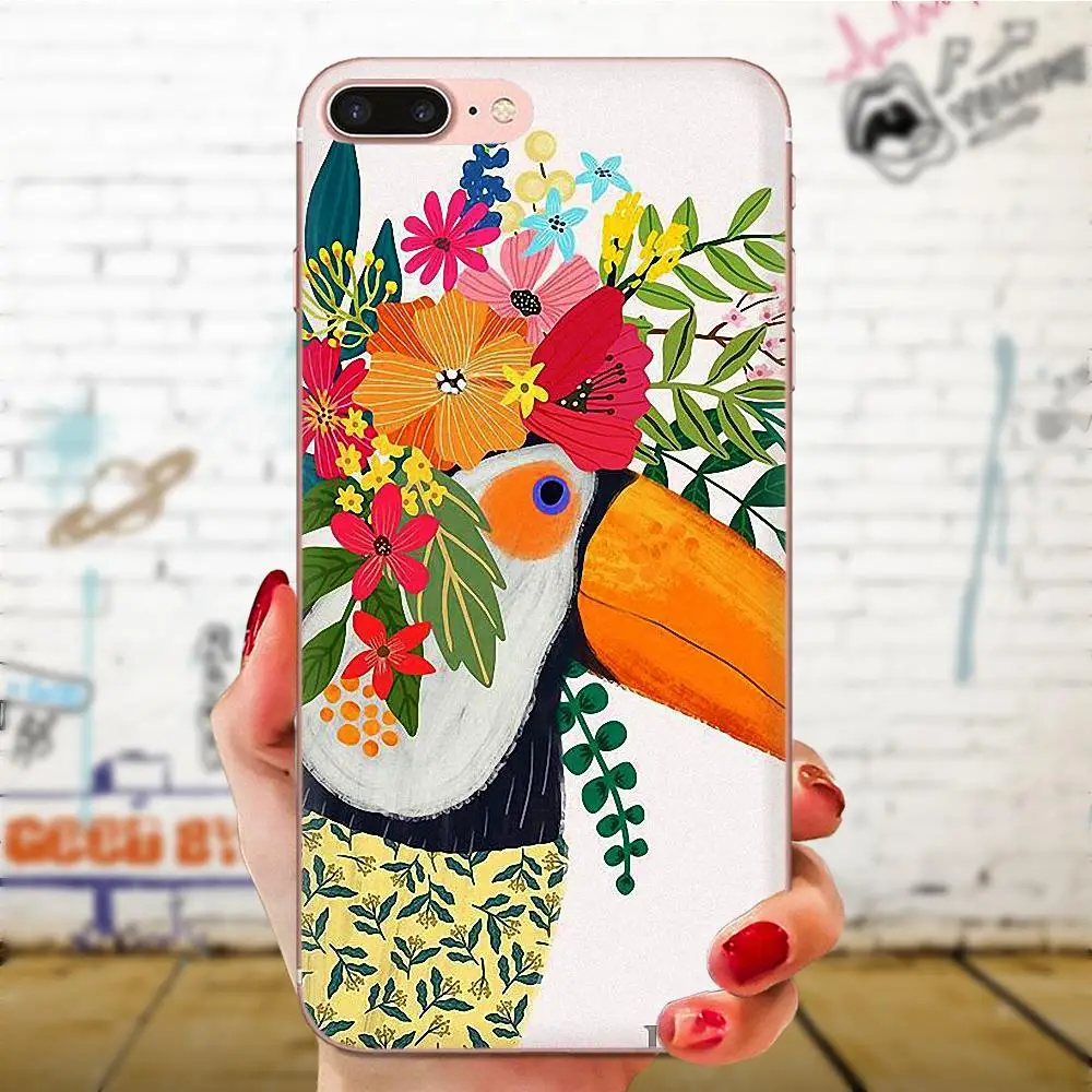 Мягкий узор для Apple iPhone 4 4S 5 5C 5S SE SE2 6 6S 7 8 11 Plus Pro X XS Max XR головы носить цветы Ежик