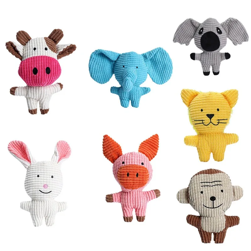 

Animals Pets Toys Soft Plush Stuffed Squeaky Dog Squeakers Toy Chew Dogs Cat Chew Squeaker Toy For Pet Supplies