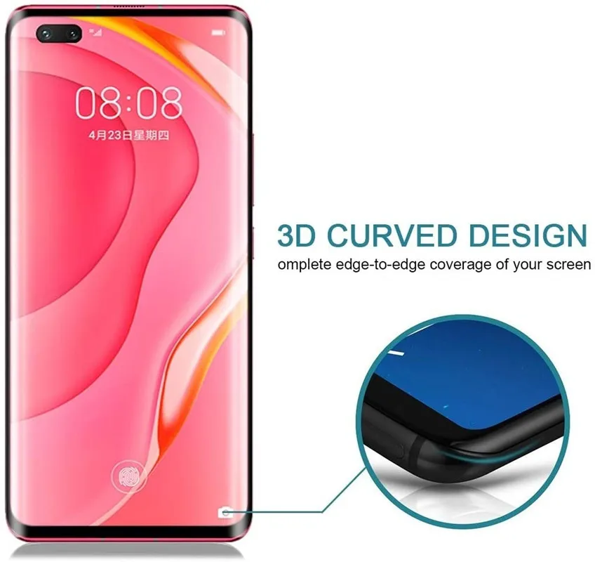 

Tempered Glass for Huawei Nova 6 7 6SE 7SE Screen Protector for Huawei Nova 5 5i 5ipro 5T 5Z Full Coverage Glass film