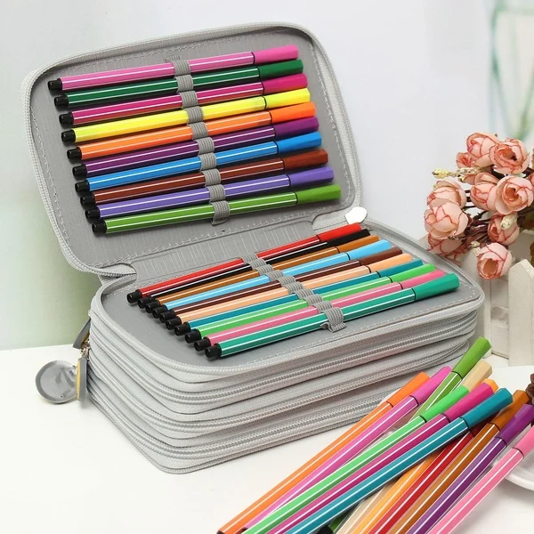 

Storage Bag Pencil Case stationery Zipper Pencil Case Holder Sleeve Pen Organizer Pencil Case stationery