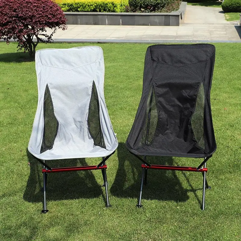 구매 Portable Camping Chair Outdoor Foldable Fishing Chair Folding Travel Chair Aluminium Alloy Picnic Chair Weight Capacity 200kg