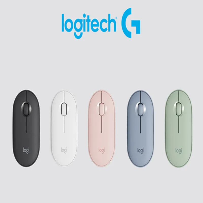 Беспроводная bluetooth Мышь Logitech (Logitech) Pebble slim mute desktop laptop home office|Мыши| |