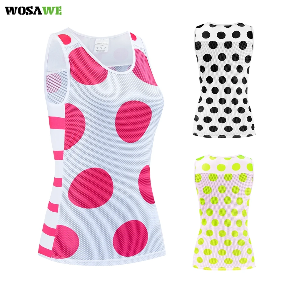WOSAWE женский велосипедный жилет летние быстросохнущие Топы с коротким рукавом