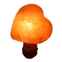 himalayan salt bowl lamp crystal pink rock healing best gift heart shaped