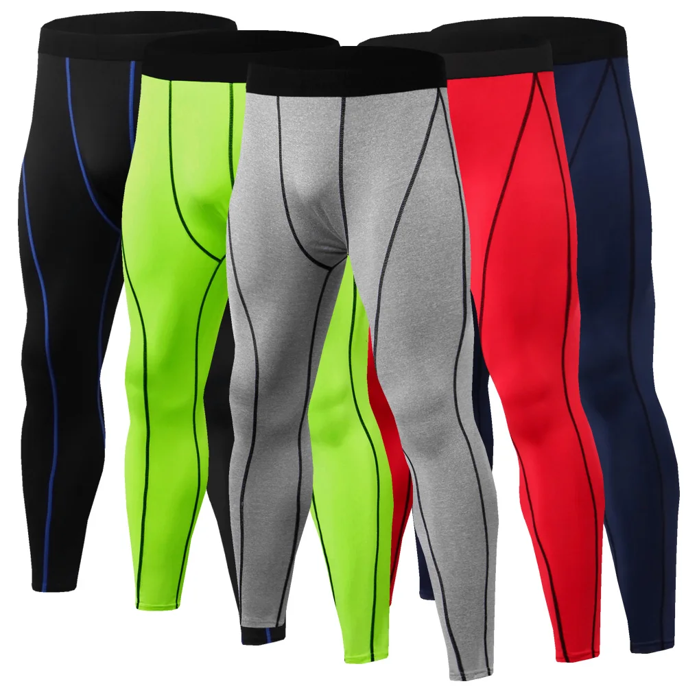 

Men's Tights Compression Pants Fitness Running Tights Sports Male Gym Sport Gym Leggings Training Pants Compression Leggings Men