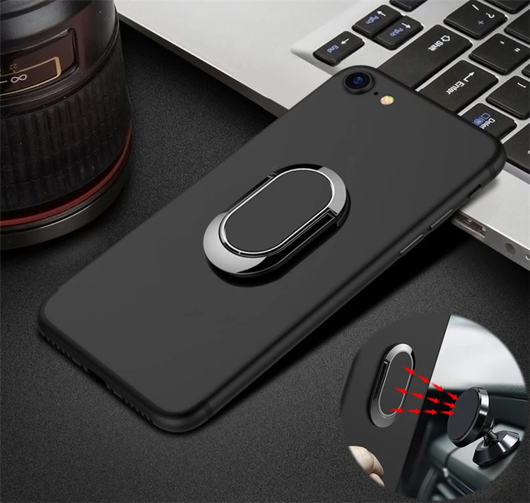 Силиконовый чехол для ZTE Blade A3 2020 L8 A5 A7 A6 Lite L7 A320 A330 подставка с магнитным кольцом |